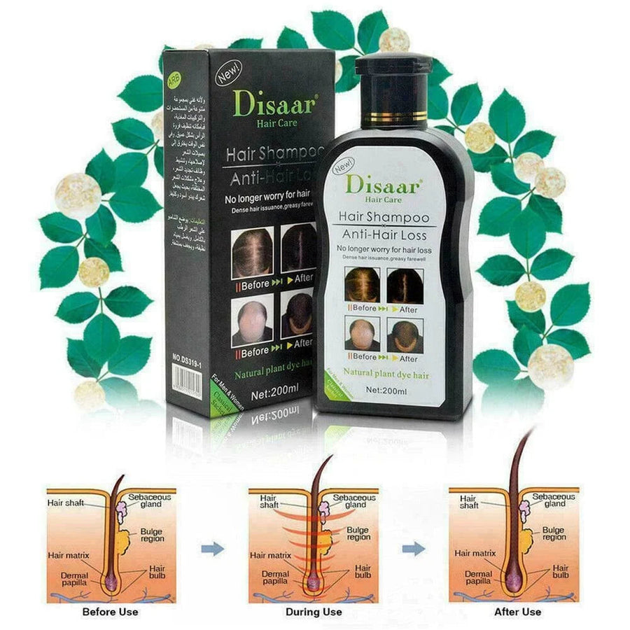 Disaar Anti-dandruff Shampoo bottle and box